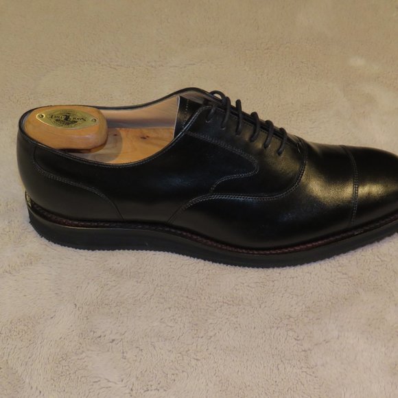Church\'s Lancaster Wedge Black Calf Leather Captoe Oxford 8 F NWB main image 5
